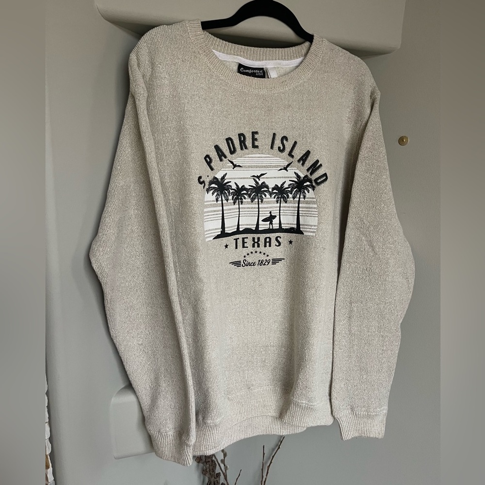 S. Padre Island crewneck
